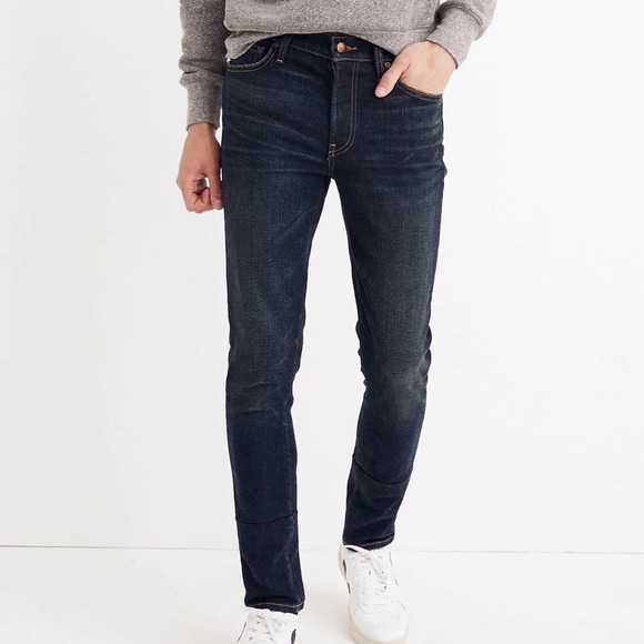 New! Madewell Skinny Jeans in Heney Wash Mens nwot 16395 - Picture 4 of 16